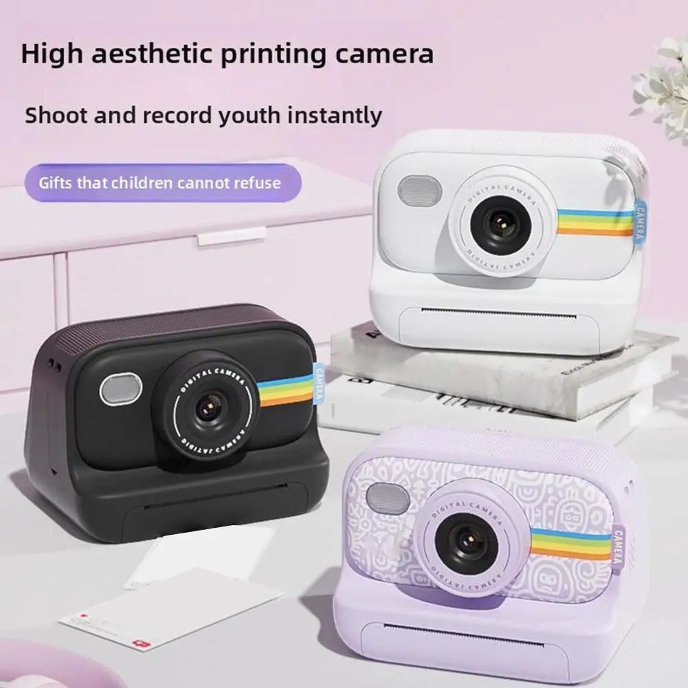 New Color Camera Capable Of Taking Photos And Automatically Printing Toys, Student Digital Camera, Children's Instant Printing