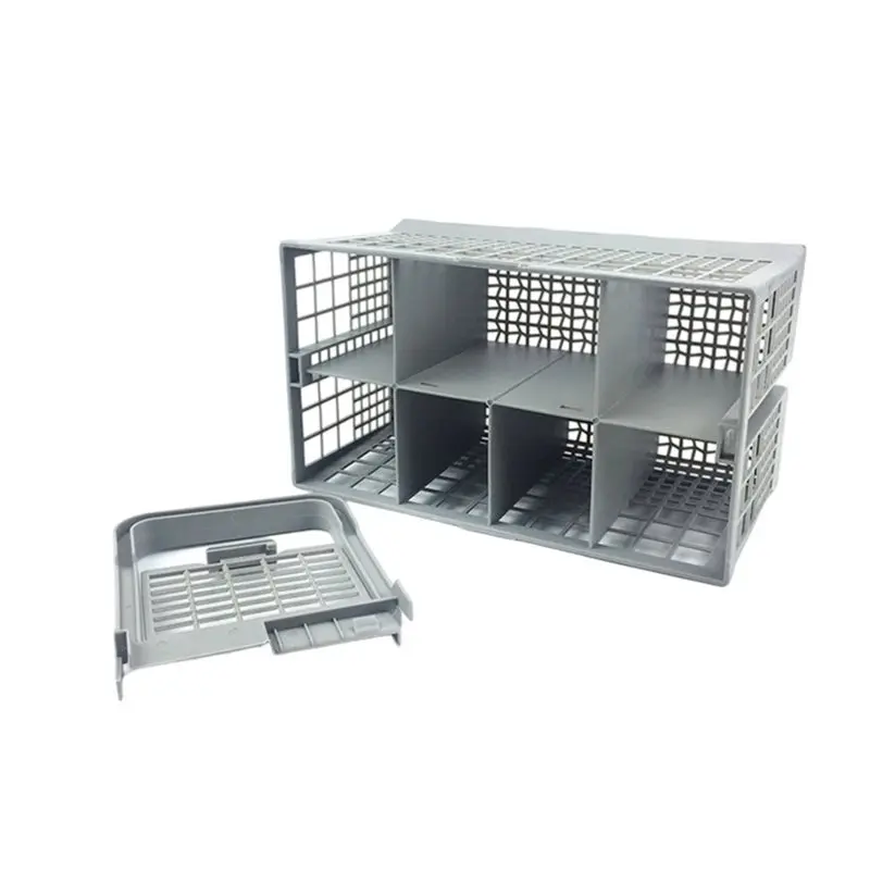 YCOC-Dishwasher Basket Accessory Universal Multifunctional Foldable Cutlery Holder Knife And Fork Storage