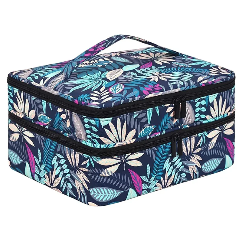 

42 Bottle Essential Oil Bag Portable Nail Polish Storage Bag Makeup Cases Organizer Cosmetic Handbag Multifunction Makeup Bag
