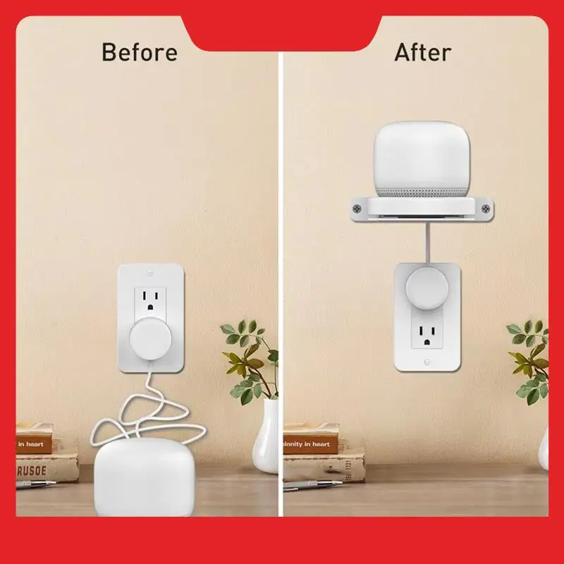 رف حائط لجهاز توجيه Google Nest Wifi اللاسلكي لـ Google Nest Wifi Wall Mount Hanger لـ Google Nest Wifi #1