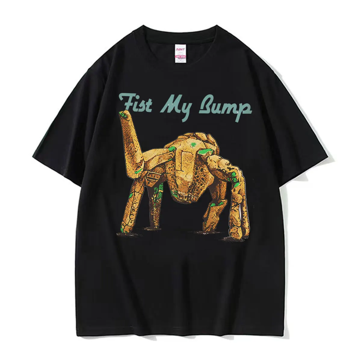 Fist My Bump Funny Movie Rocky Alien Graphic T Shirt Men Women Harajuku Vintage Humor T-shirts High Quality Cotton Cozy T Shirts