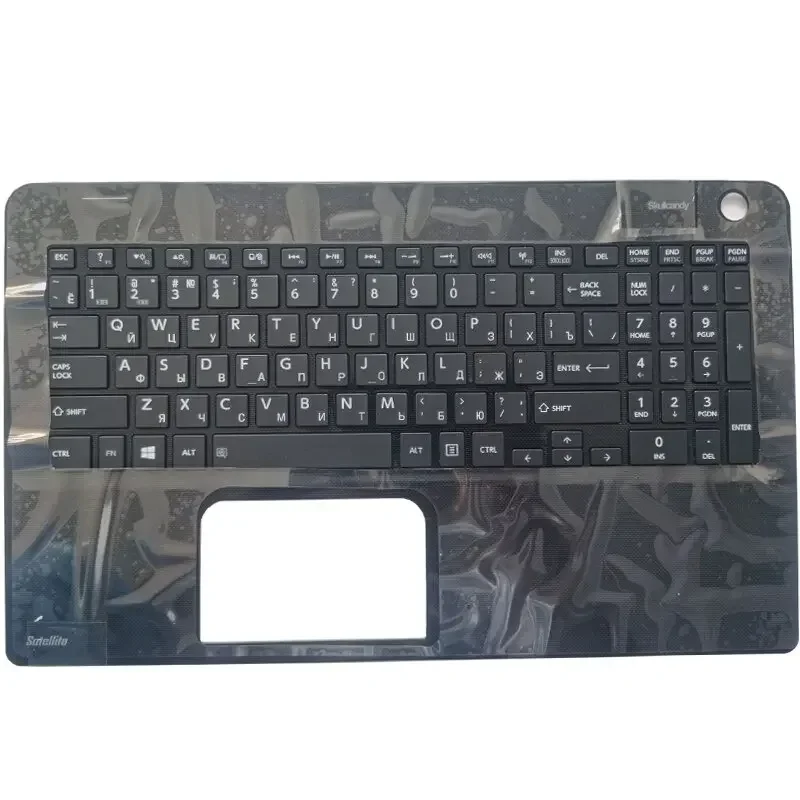 New Russian For Toshiba Satellite L50-B L50D-B L50DT-B L50T-B Laptop RU Keyboard With Palmrest Cover EABLI00410 Black