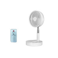 7200MAh Portable Fan Rechargeable Mini Folding Telescopic Fan Low Noise Electric Cooling Fan for Outdoor Home B