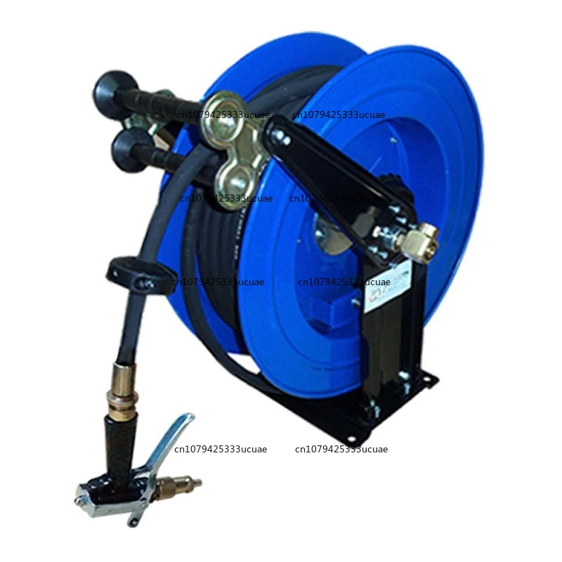35 Meters Automatic Telescopic Pipe Reel Trestle Car Wash High Pressure Water Pipe Reel, Drug Pipe Dredging, Factory Direct Sale