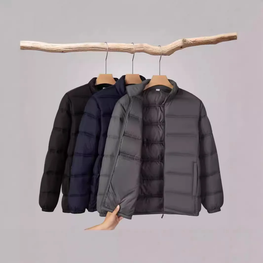 سترة قطنية سميكة للرجال بياقة عالية، ملابس خارجية شتوية بأسلوب مناسب لكبار السن ومتوسطي العمر، من مصنع قوانغتشو الثالث عشر
