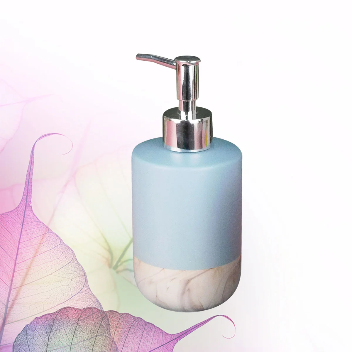 

1Pcs High-Quality Ceramic Lotion Bottle Compact Design for Home Hotel Liquid Soap Shampoo Random Color Lotion Container