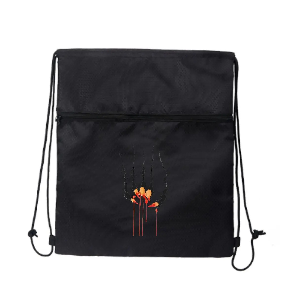 

Claw's Fury Edgy Графическая интрима Большая вместительная сумка на молнии на шнурке позволяет все, что вам нужно