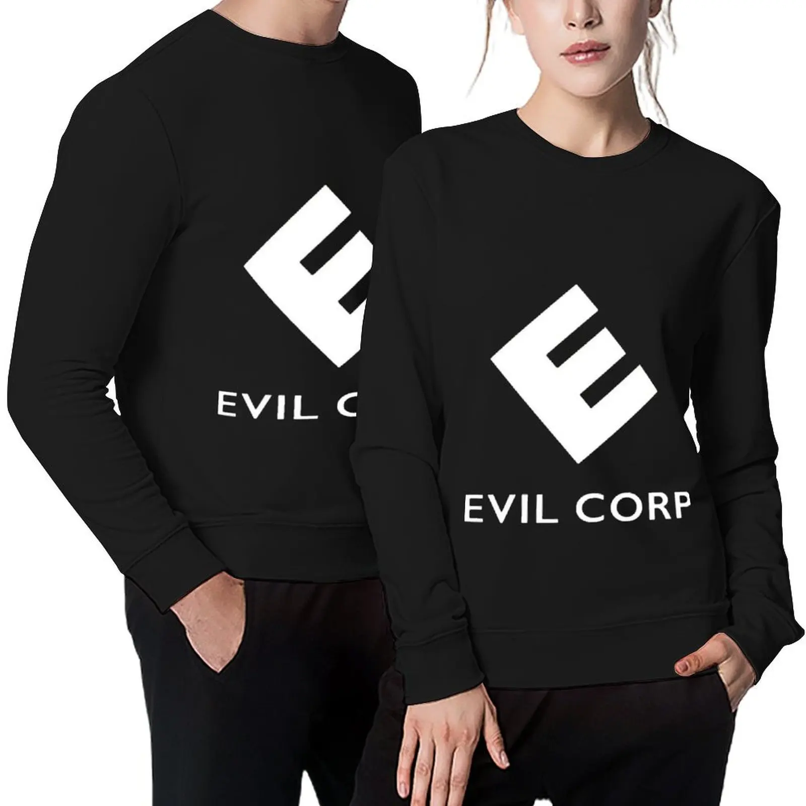 

Evil Corp Pullover autumn men's winter sweater men's autumn clothes korean style clothes anime sweatshirt