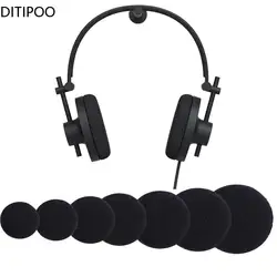 35mm 40mm 45mm 50mm 55mm 60mm 65mm Headphone Replacement Foam Pad Ear Pad Sponge Earplugs Headset Cap New Earphone Accessories
