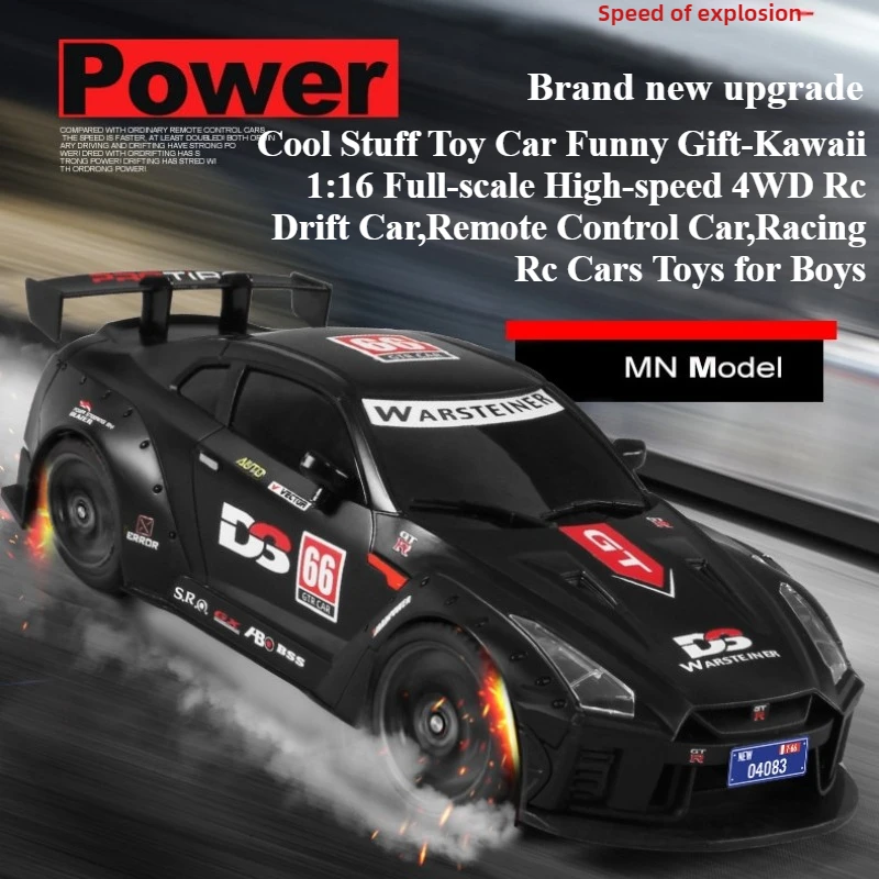 

Cool Stuff Toy Car Funny Gift-Kawaii 1:16 Full-scale High-speed 4WD Rc Drift Car,Remote Control Car,Racing Rc Cars Toys for Boys