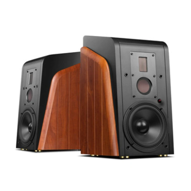 5.0 Bluetooth Speaker 6.5 Inch Active Audio HiFi 3-way Bookshelf Loudspeaker OPT COAX Input For Home Theater Computer TV System