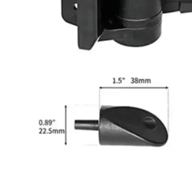 2 pcs Self-Closing Gate Hinges for Pools Adjustable Alignment Legs Heavy Duty PA66 Construction for All Weather Use