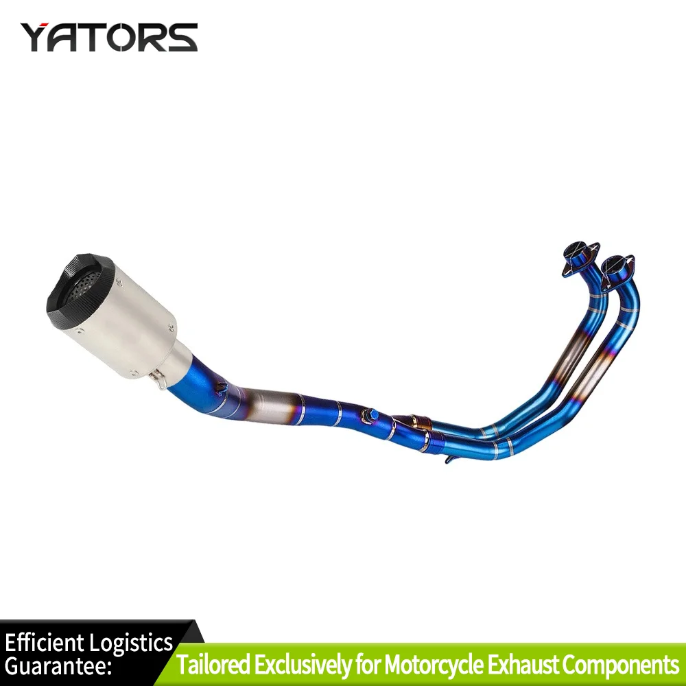 

Exhaust Systems For Yamaha YZF R3 2021-2024 MT-03 Exhaust Header Pipe Whole System Muffler Exhausts Pipes