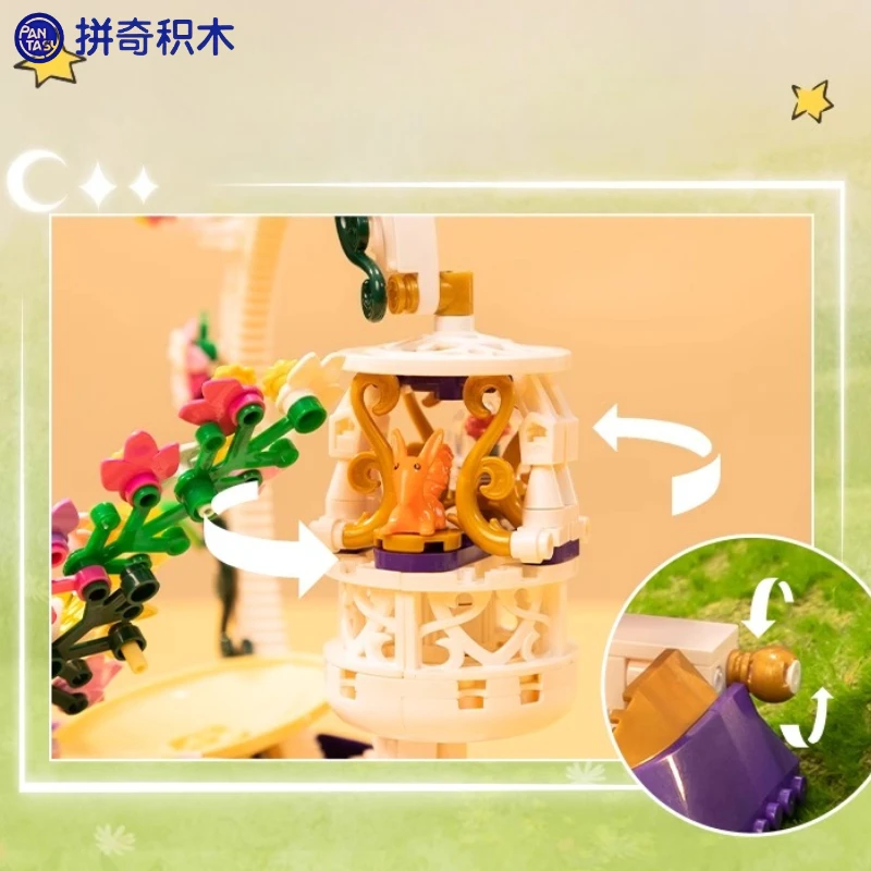 Pantasy-Bausteine: Die Star Journey des kleinen Prinzen, kleine Partikel, für Kinder, Bauspielzeug, Stern, Garten, Modell, Ornament, Geschenk