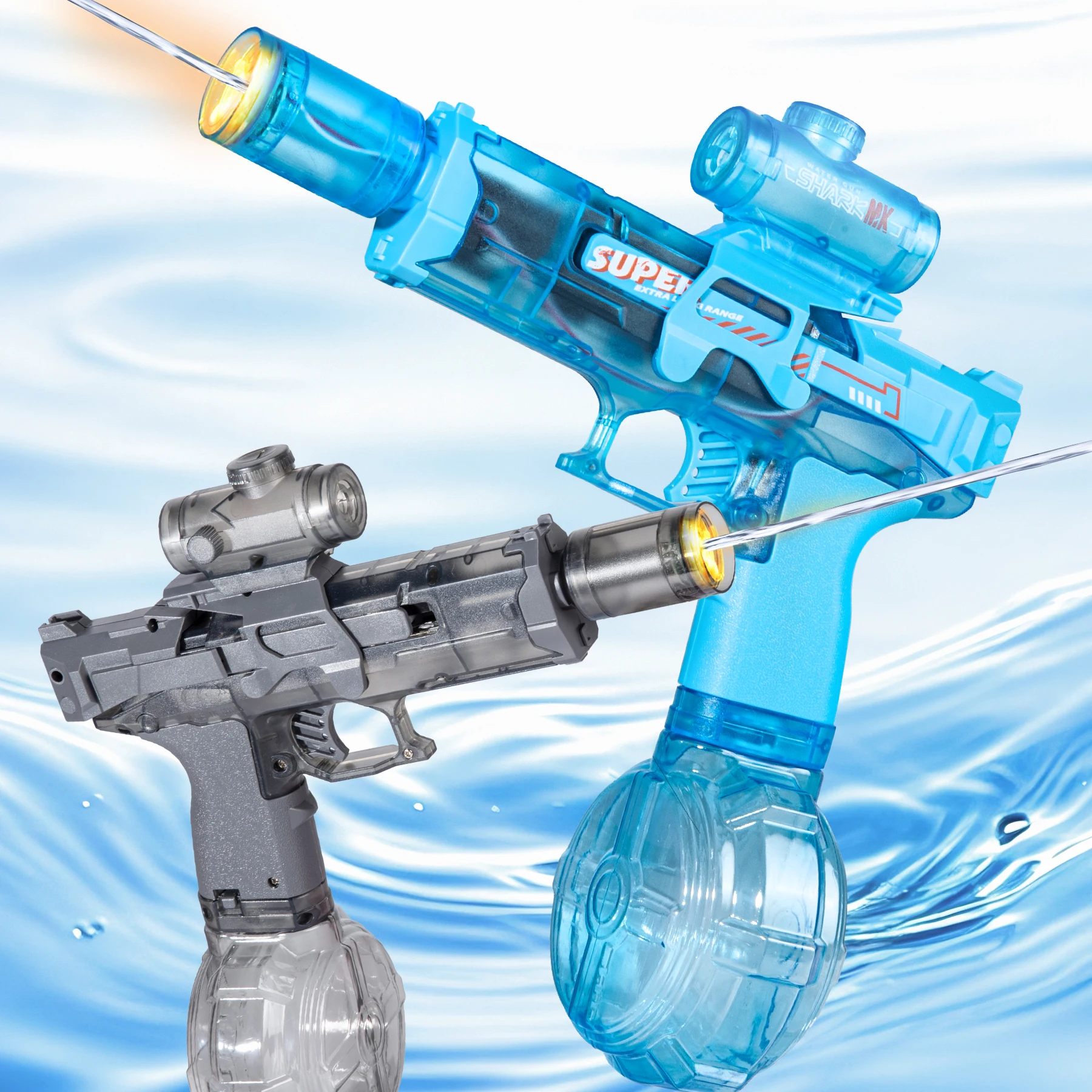 

Unilabo Electric Water Gun, Hi-Power play Silencer, Large Capacity, Beach Pool Summer Fun, Night Battle, Ultimate Summer Gift