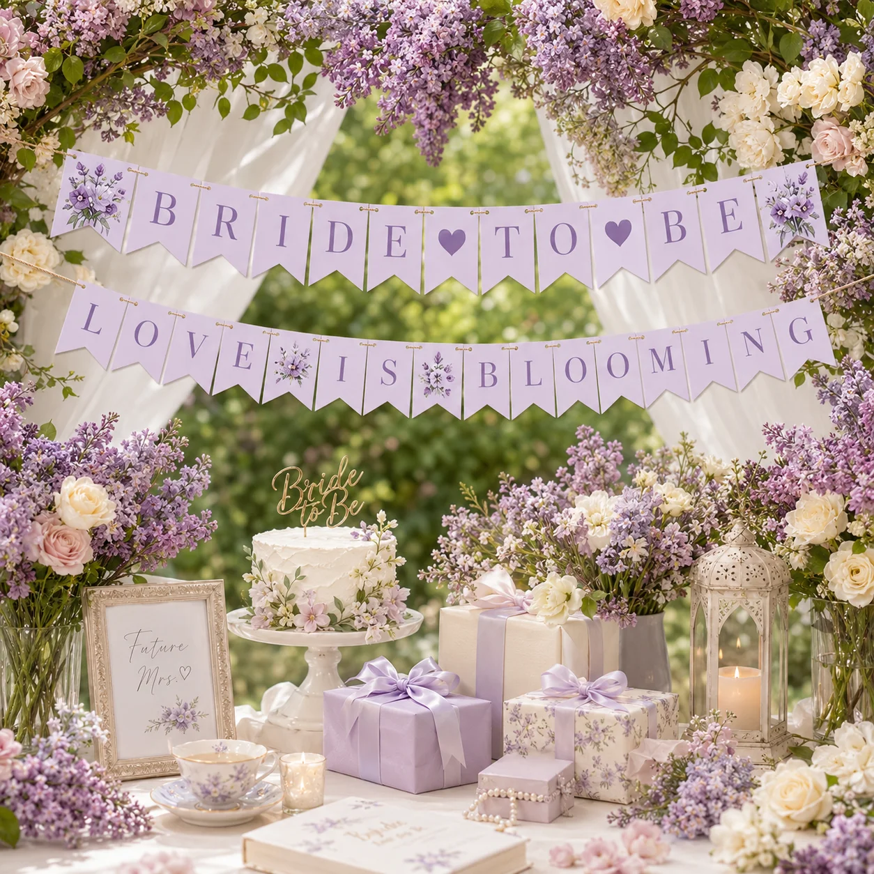 Custom Printed Paper Pull Flag Banner, Personalized Party Garland Decoration for Birthday Wedding Celebration Home Event Supply
