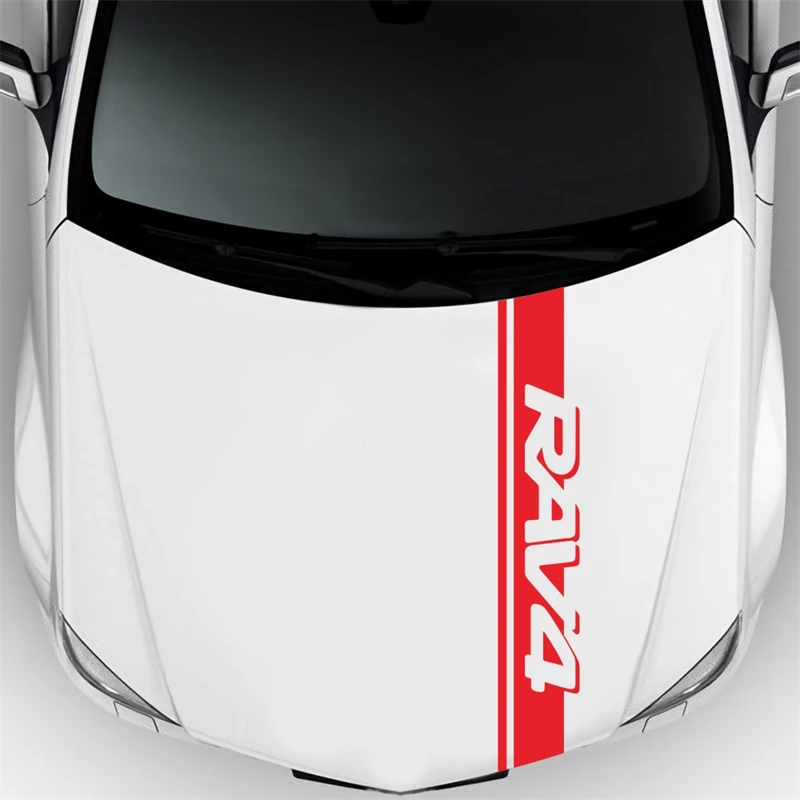 Stripe Car Stickers Motorsport Fashionable Car Decals Decoration RAV4 DIY Car Cover Vinyl Graphics For Car Decor Accessories