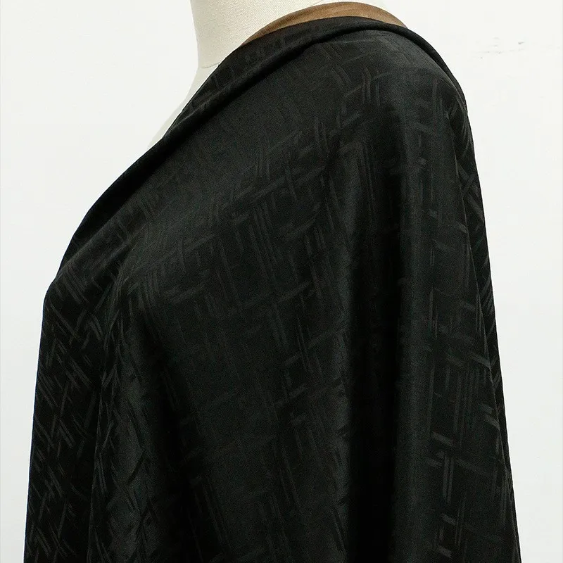 Sanbo satin jacquard silk Xiangyunsha fabric Shunde ramie cheongsam Hanfu dress