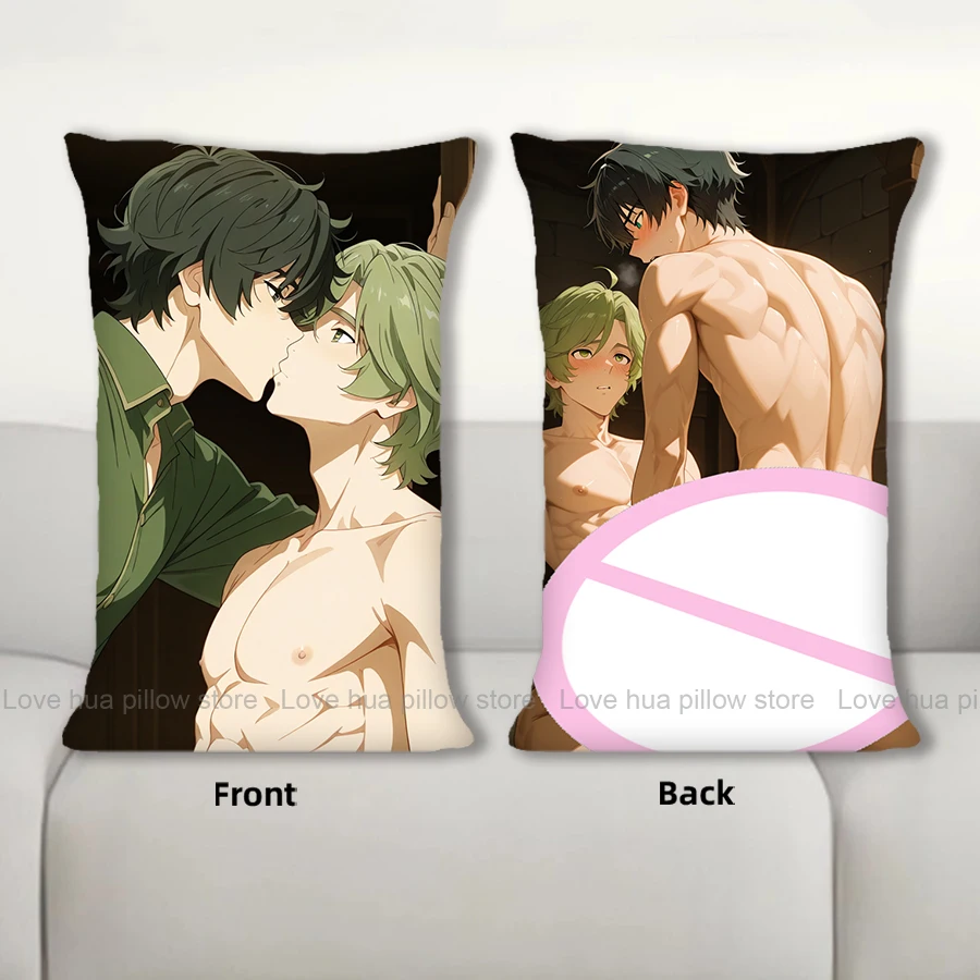 

Anime Body Pillow Itsuki and Naofumi Dakimakura Private Collection Sofa Cushion Custom Pillow Cover 40*60