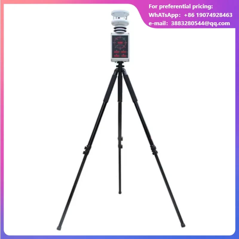 HY-WDS63(A) Portable Automatic Weather Station With Barometric Pressure Rainfall Wind Speed Direction