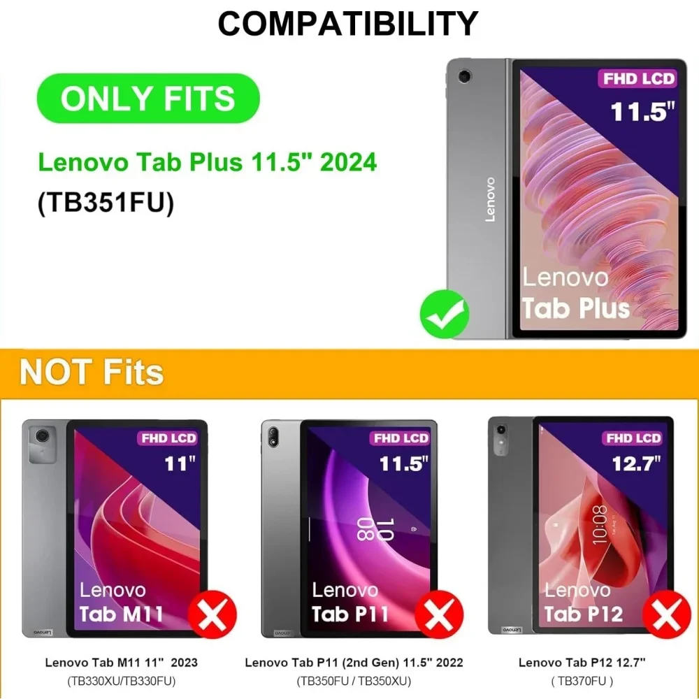 Keyboard For Lenovo Tab Plus 11.5 Inch 2024 Xiaoxin Pad Studio 11.5