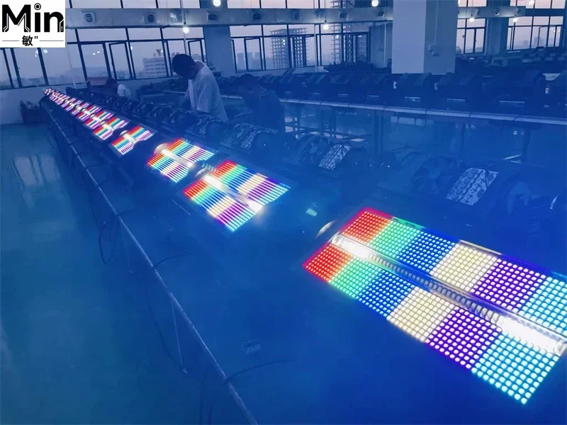1000W IP65 Outdoor Waterproof RGB LED Moving Head Matrix Pixel Strobe Light DMX512 for DJ Disco Stage Club