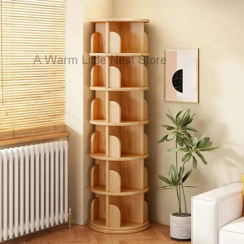 

Nordic Luxury Book Shelf European English Display Vintage Story Book Shelf Library Aesthetic Wood Estanteria Trendy Furniture