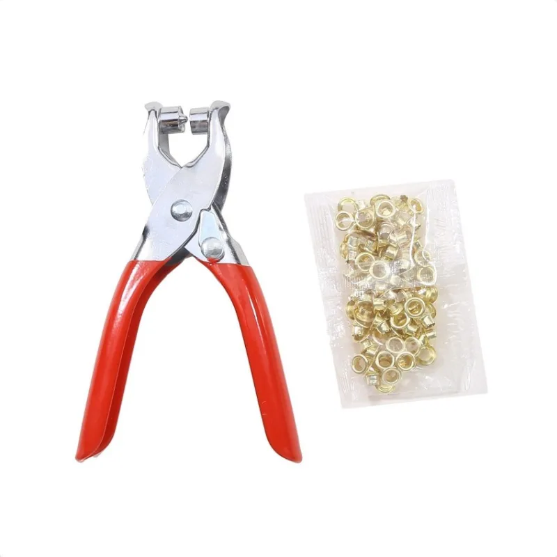 Tool Kit Multi Functional Hole Punching Pliers Chicken Eye Pliers Belt Belt Goods Paper Metal Protective Ring Punching Tools