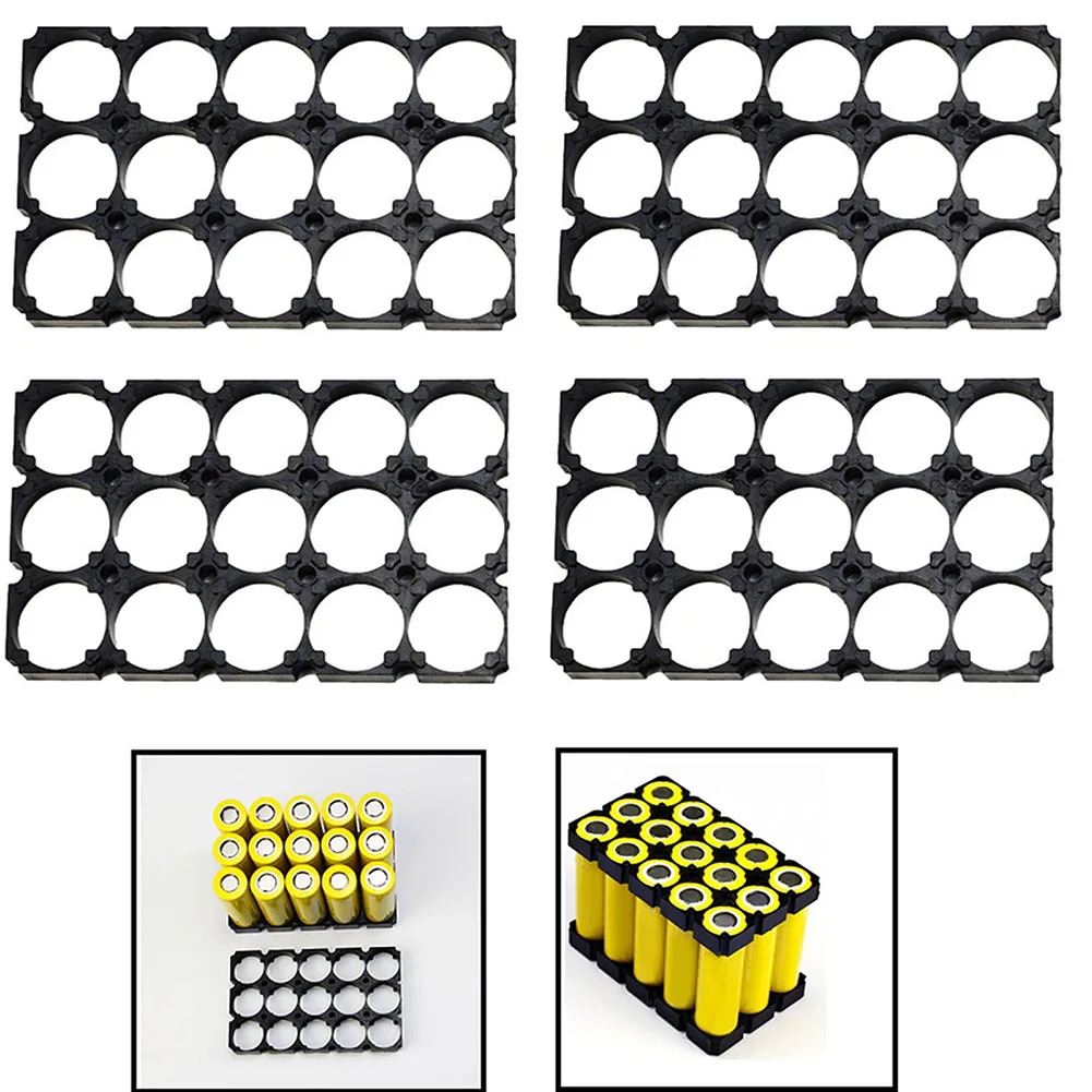 

Power Tools Parts Power Tool Batteries Brackets Battery Holder Plastic Frame 4 Set For Battery Organization High Quality
