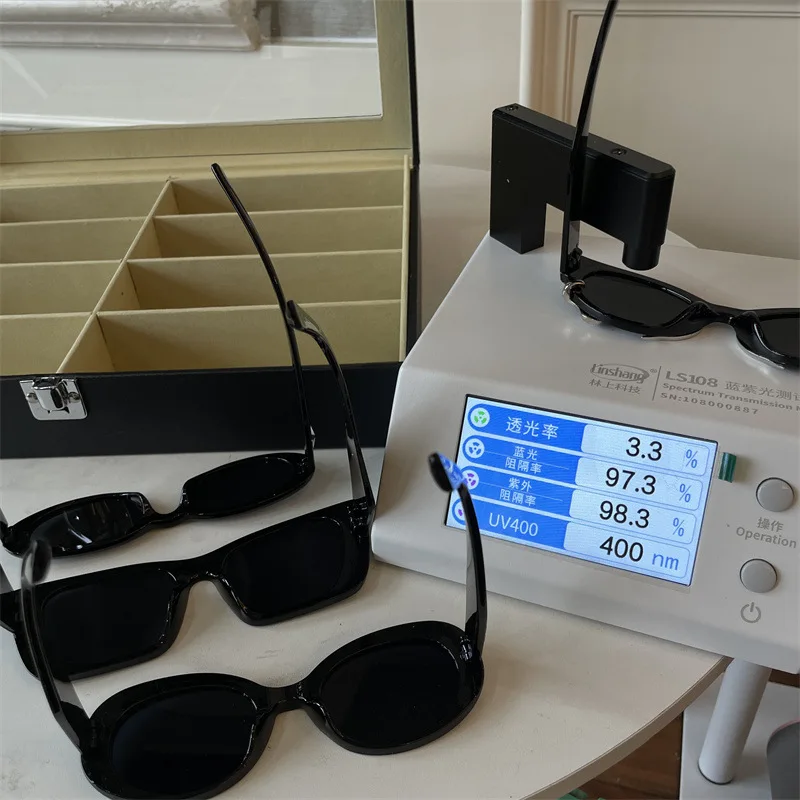 Die umfassendste schwarze Sonnenbrillenkollektion Y2K/Sonnenschutz/Sonnenbrille mit großem Rahmen, Katzenaugen-Sonnenschutzbrille – Detail 6