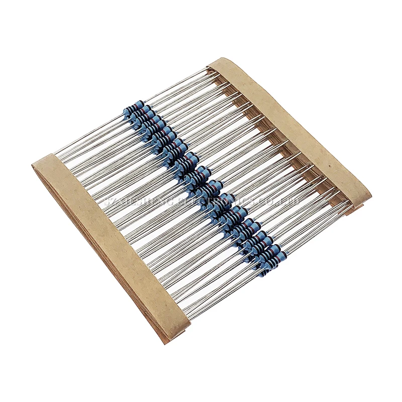 100 STKS 1/4 W Metaalfilmweerstand 0.25 W 0R-22M 1% 0 1 2.2 10 100 150 220 270 330 470 1 K 2.2 K 4.7 K 10 K 47 K 100 K 470 K 1 M 10 M 20 M Ohm