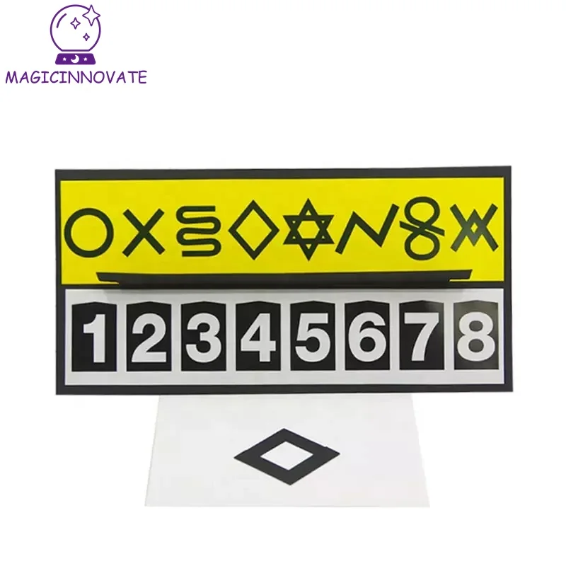 Graphic Digital Prediction Magic Trick Magician Prop Telepathy Symbol Annual Meeting Children's Day Performance Stage Magic Toy
