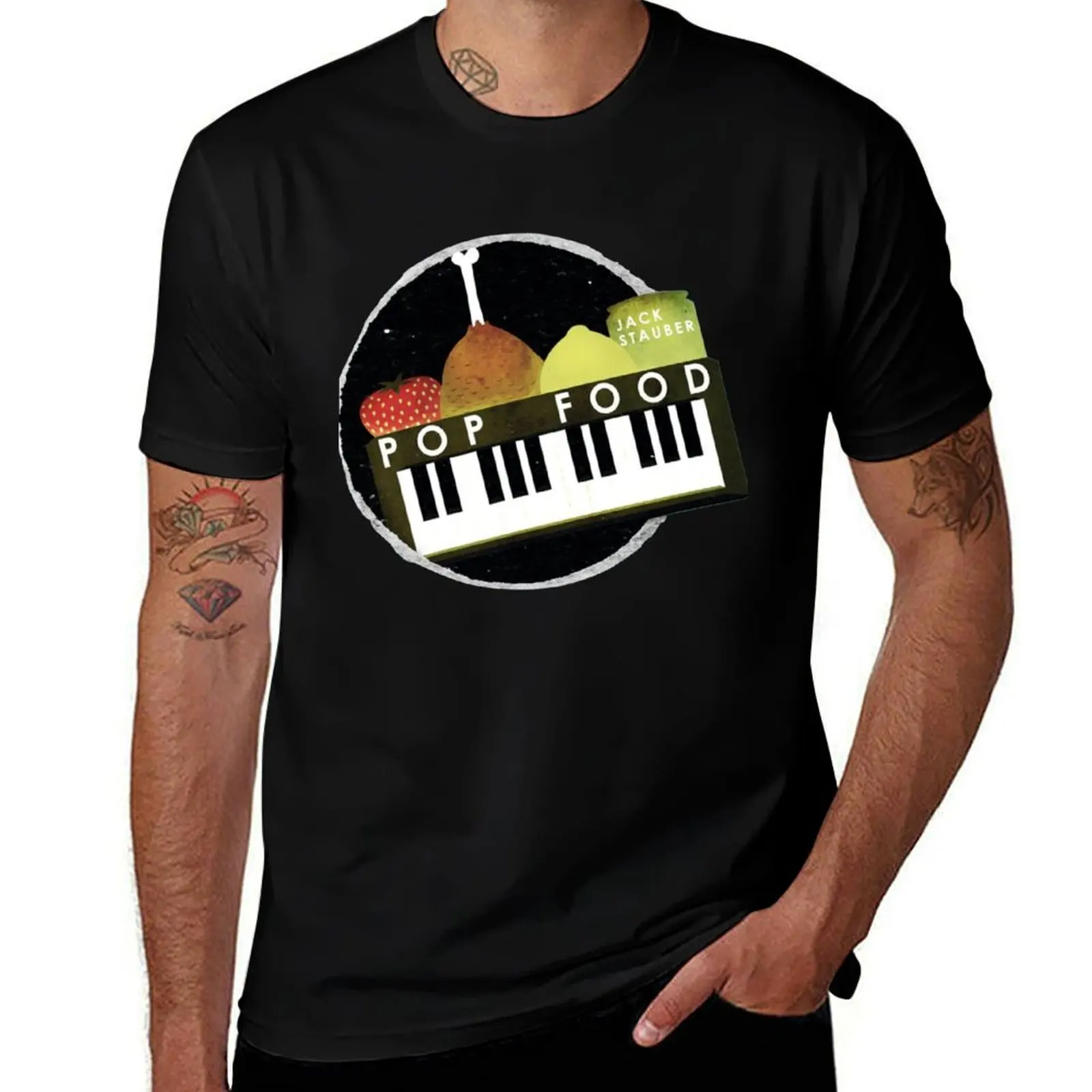 Jack-Stauber-Merch Pop Food T-Shirt Lightweight Gym Training T-Shirt