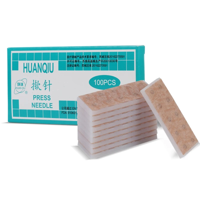 100pcs/box  acupuncture needle sterile disposable needles acupressure embedded ear needle ear press seed