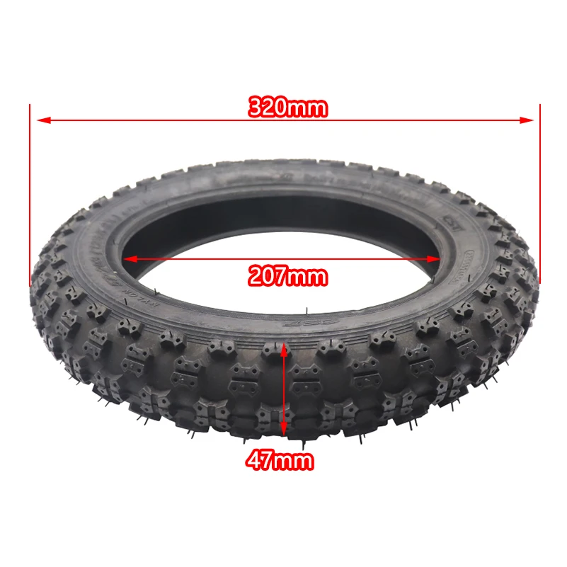 12inch (57-203)12 1/2x2 1/4 Tire Tube outer tyre fits Many Gas Electric Scooters e-Bike folding Bike bicycle