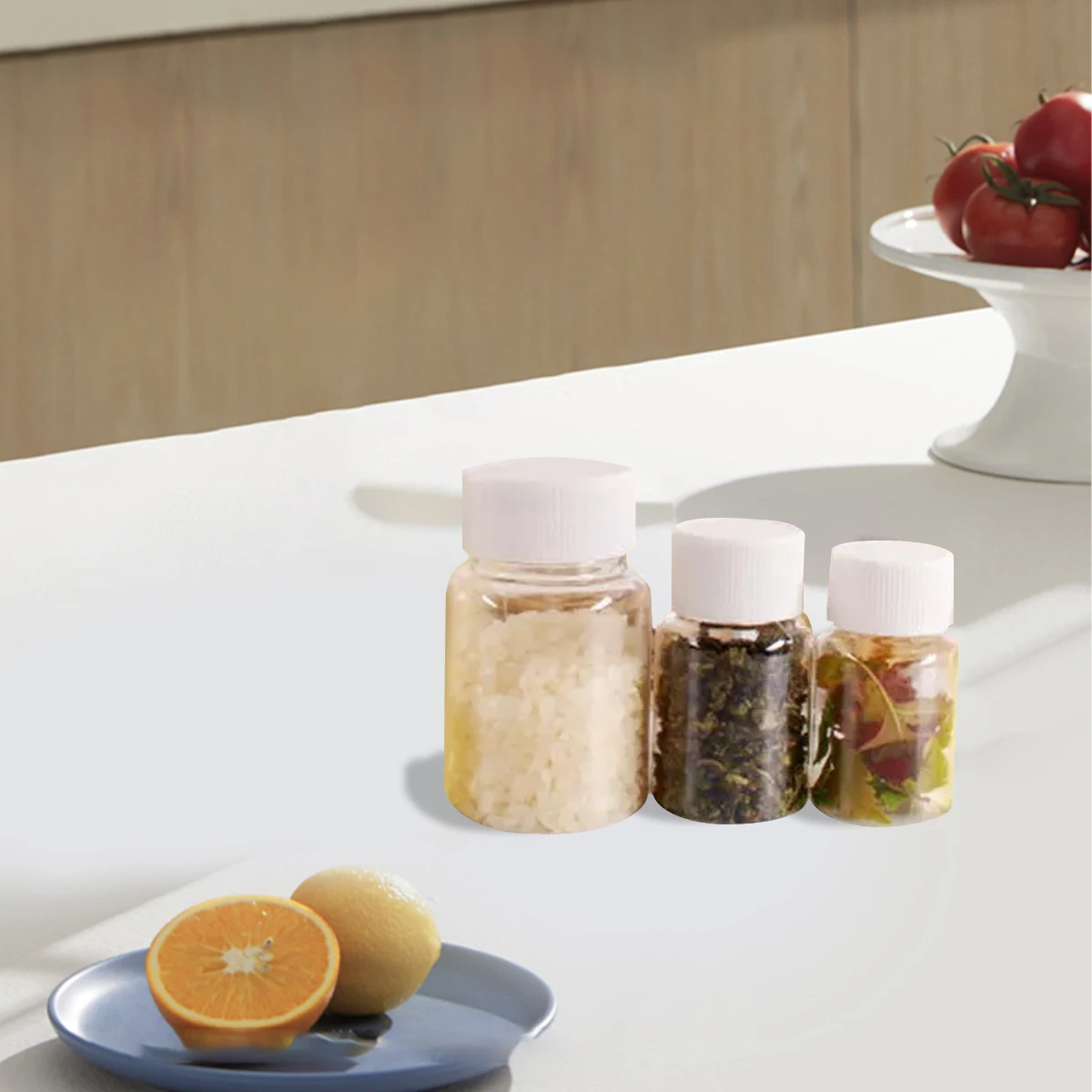 

20Pcs Useful Plastic Bottle 20ml 30ml 50ml Empty Clear Sealed Sample Bottle Solid Powder Medicine Pill Container Jar