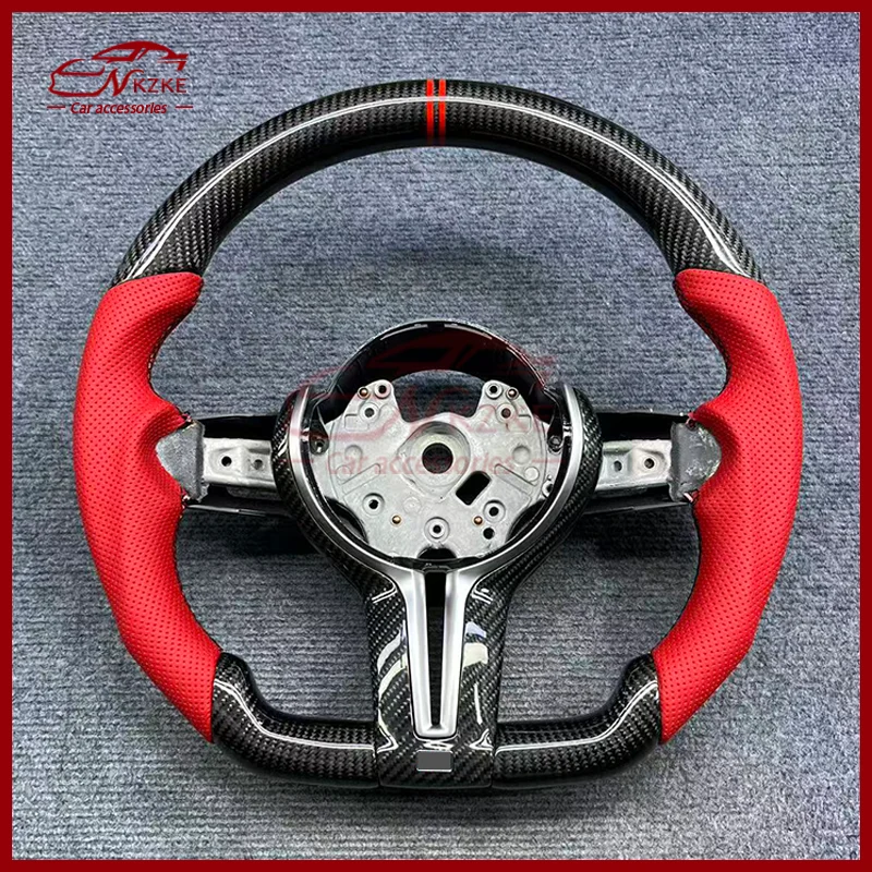 

Для BMW F30 F10 F31 F20 E90, материалы из углеродного волокна и кожи используются в качестве спортивных рулевых автомобильных аксессуаров.