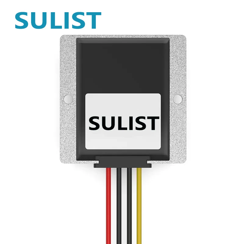 SULIST car 10-36V to 12V13.8V/15V/19V20V/24V voltage regulator DC to DC buck-boost power supply regulator module 20AWaterproof