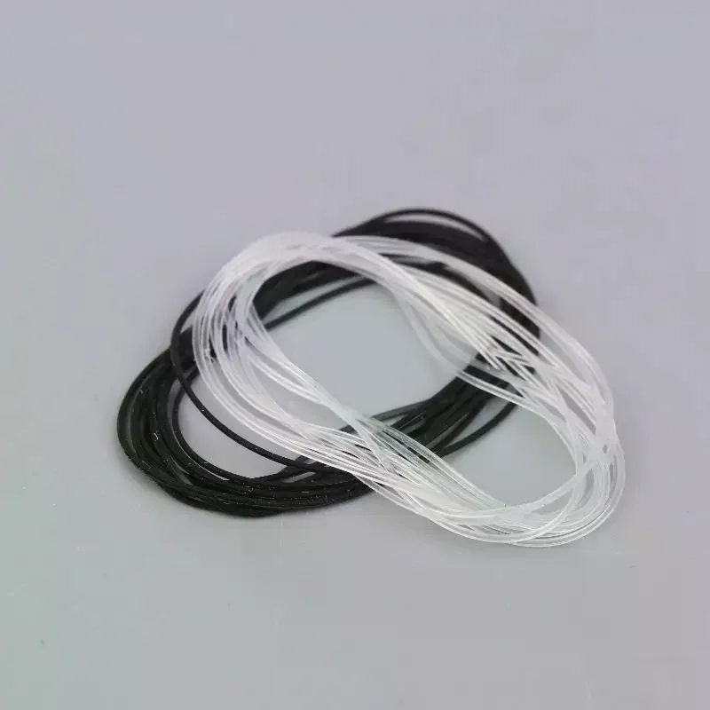 10pcs Half-frame Lens Explosion-proof Silicone Coil Rubber Ring Cushion Wire Anti-pressure Silica Gel Collar Glasses Accessory