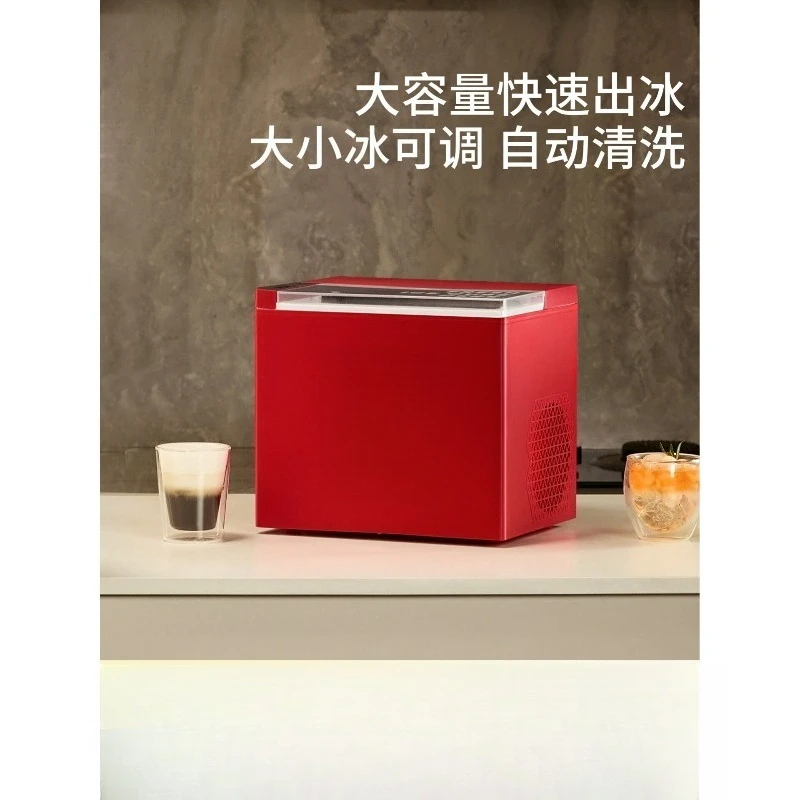 Compact Portable Automatic Ice Cube Maker Small Household Ice Making Machine Ideal For Dorm Bedroom Kitchen