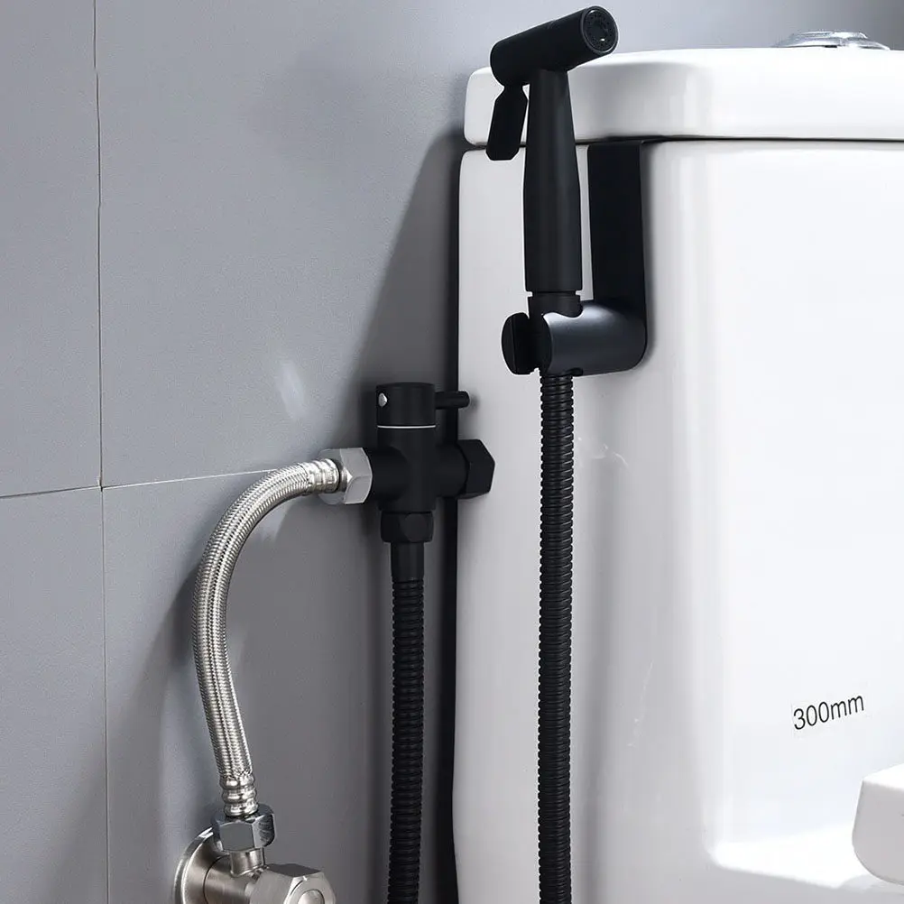 Copper Toilet Water Distributor Angle in Two Out Three Way Shower Arm Diverter Easy Install Home Supply Thickened