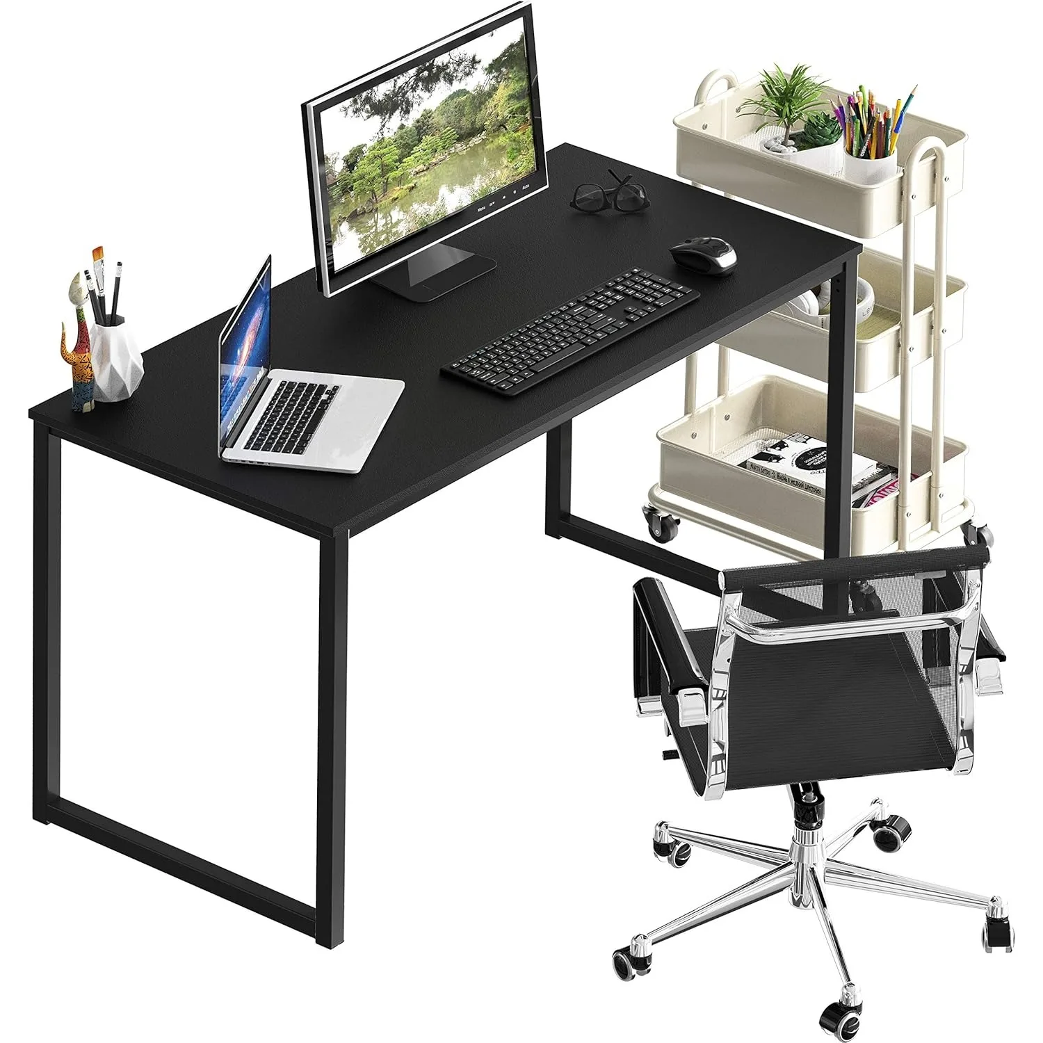 Home Office 48-Inch Computer Desk, Black