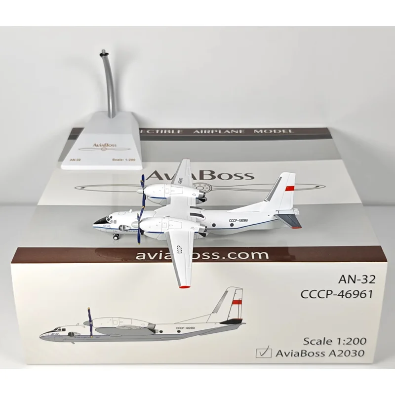 

Литой под давлением масштаб 1/200 Советская гражданская авиация An-32 Транспортный самолет A2030 Коллекция моделей самолетов из сплава Орнамент Украшение