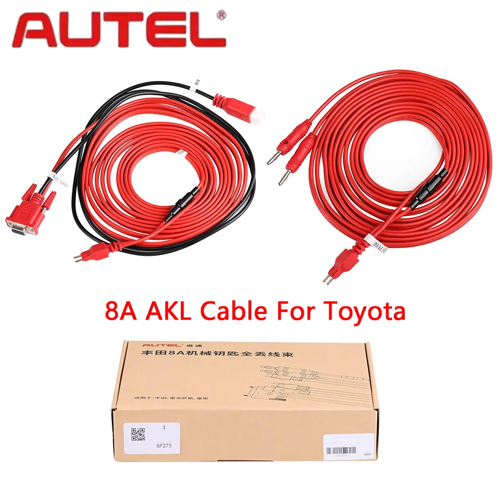 Autel 8A AKL Cable For Toyota Non-Smart Key All Keys Lost Adapter For APB112 G-Box2 G-BOX3 OBD Diagnostic Cable AKL Kits Adapter