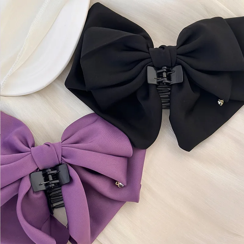 Hair accessories claw pin and clips for women girl bow fascinators elegant crab Headdress vintage popular catches trendy fashion