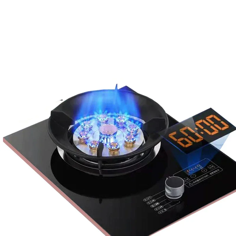 Gas stove single stove liquefied gas desktop embedded single natural gas gas stove Number of stove eyes: single gas stove