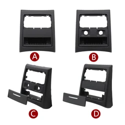 Rejilla de ventilación de aire acondicionado trasero, marco exterior, cubierta circundante, Panel embellecedor de Cenicero para BMW Serie 3, E90, E91, 2005-2012, 4 colores