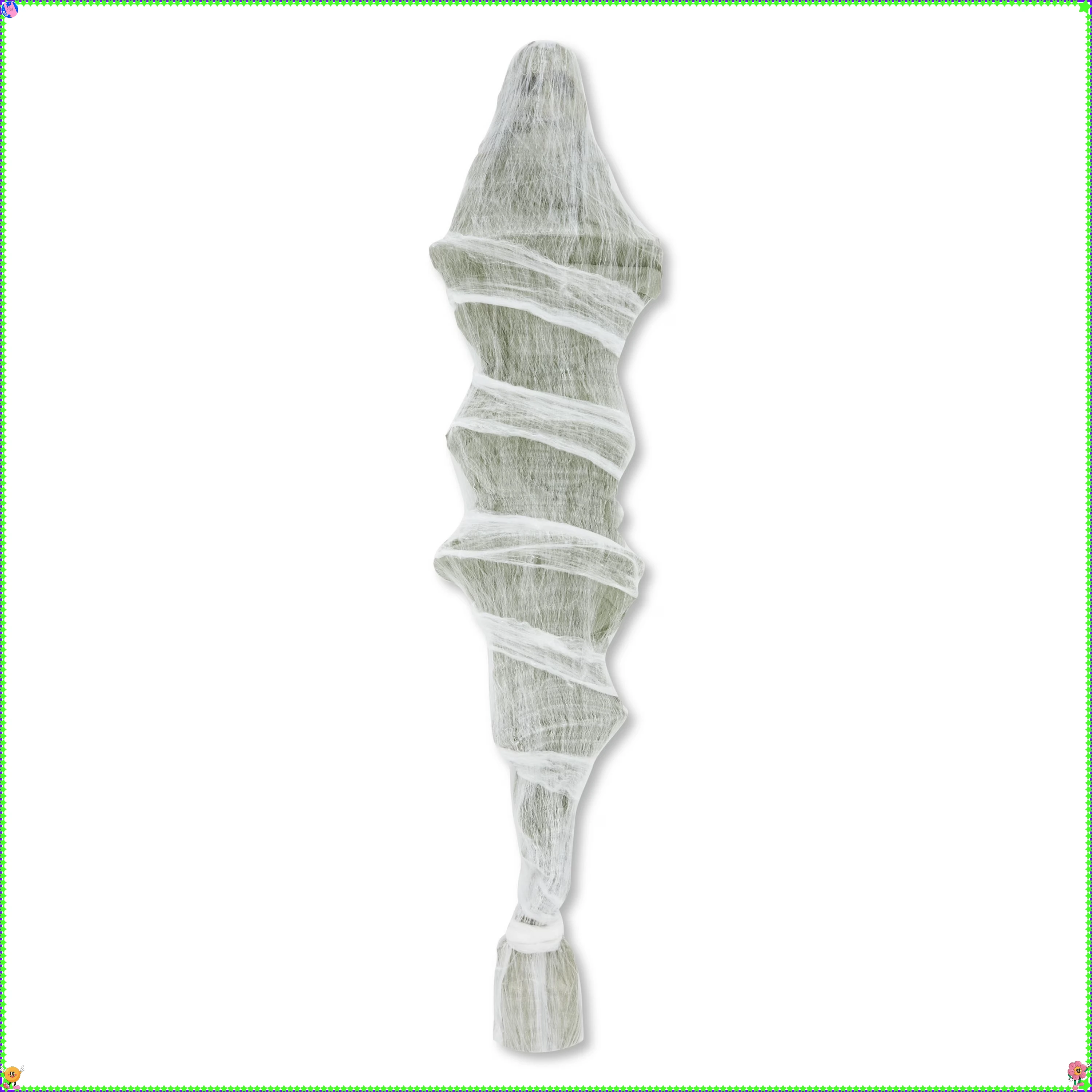 Giant 72-inch Cocoon Corpse Prop - Realistic Halloween Outdoor Decoration for Scary Yards, Haunted Houses, and Parties