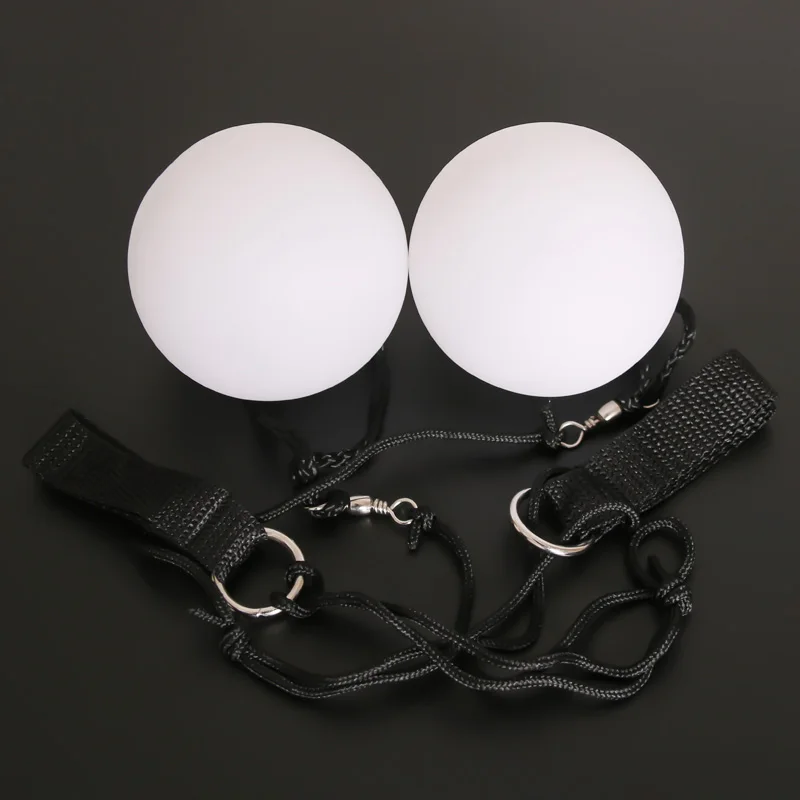 Buikdansballen RGB Glow LED POI Gegooid Ballen voor Stage Performance Hand Props Accessoires Nachtshow Feestartikelen Geschenken