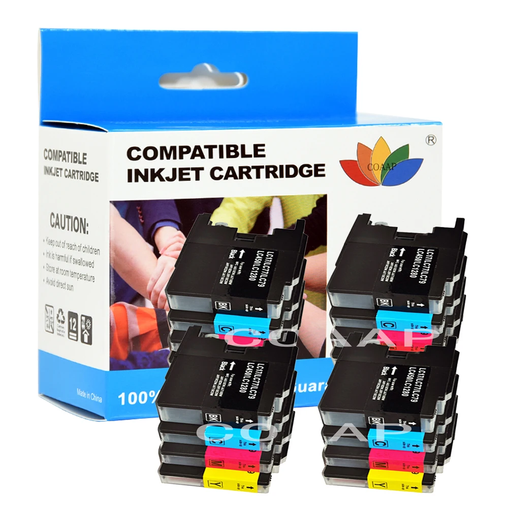 

Чернильные картриджи 16 Brother LC1280, совместимы с картриджами для MFC J5910DW J6710DW J6910DW J825DW J625DW J430W, принтер LC1280XL